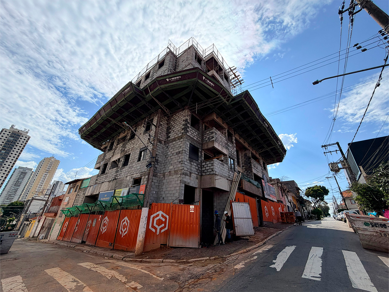Foto da obra em agosto de 2026 — VIP Vila Prudente