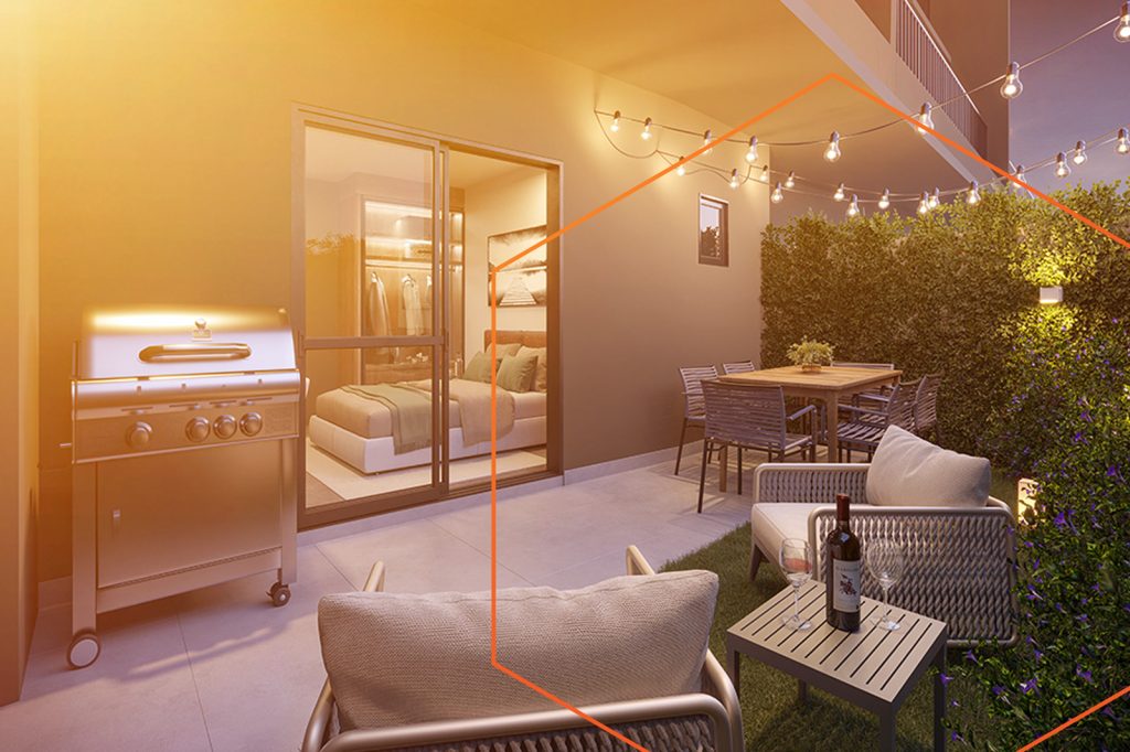 espaço garden no apartamento chaincorp