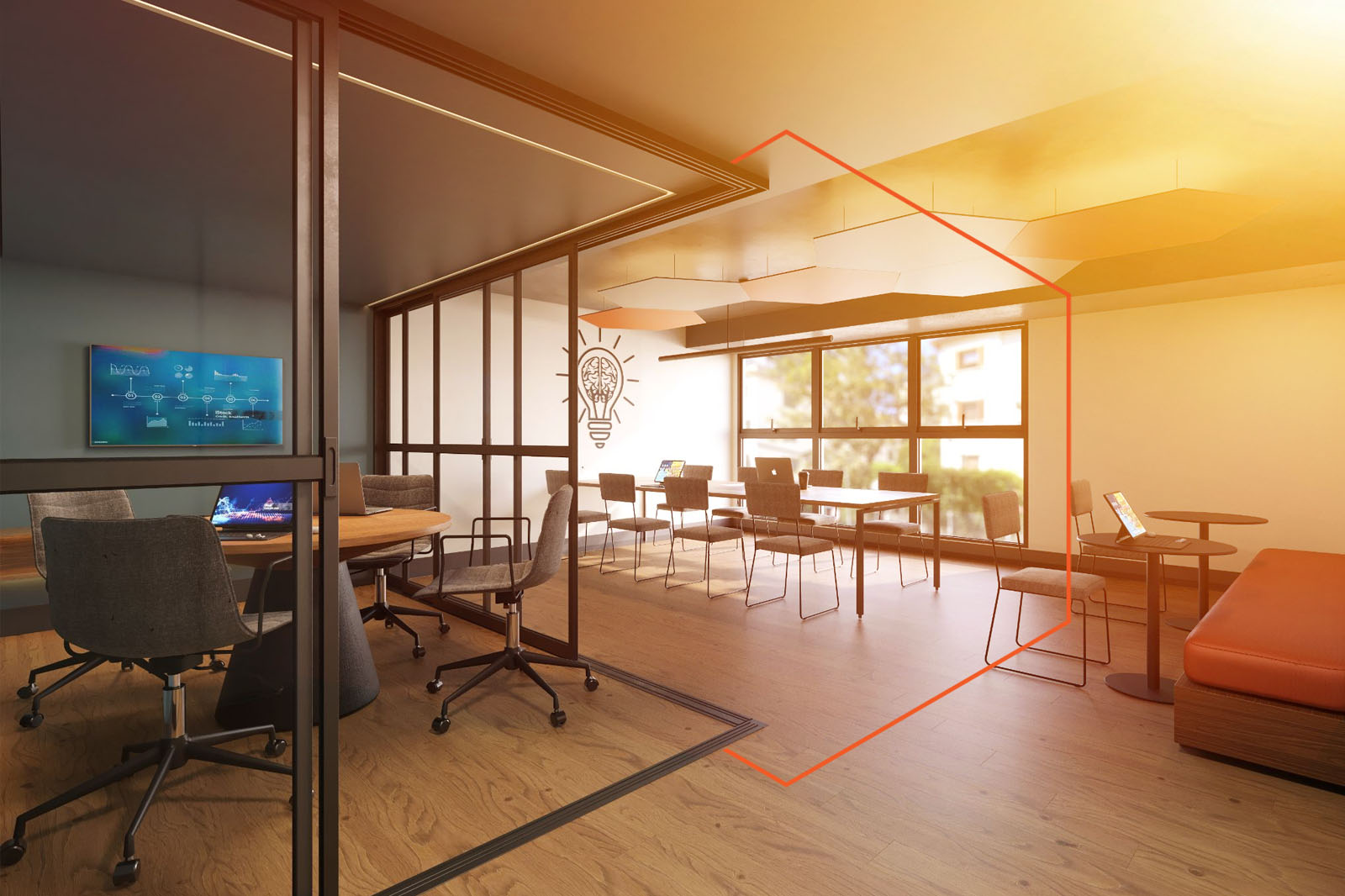coworking no condomínio chaincorp