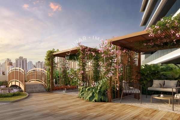 Perspectiva artística Espaço de Leitura